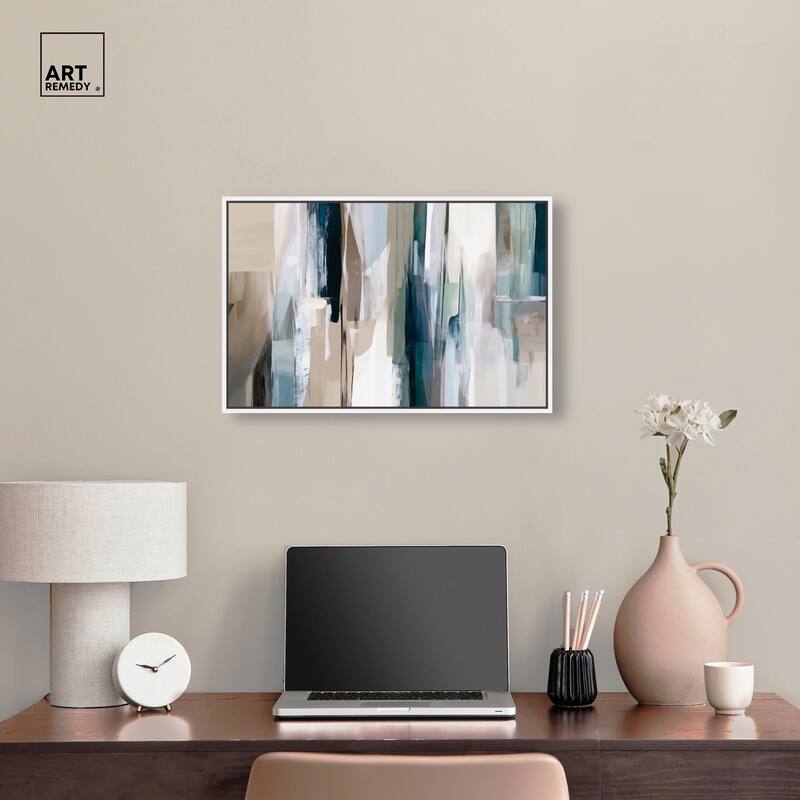 Color Columns Canvas by Art Remedy