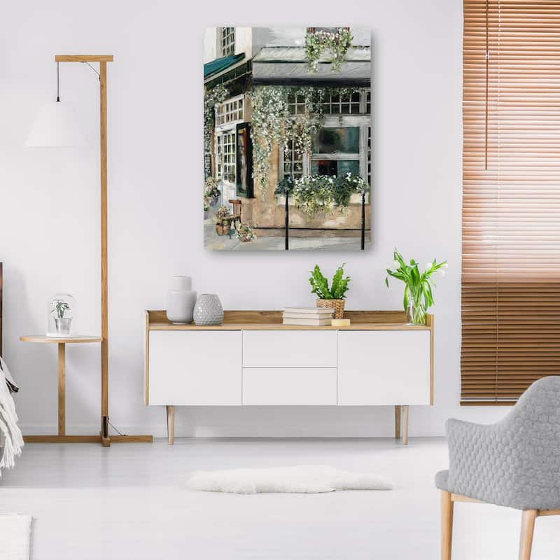 Rue Pavee Crop II By Studio Arts Canvas Art Print