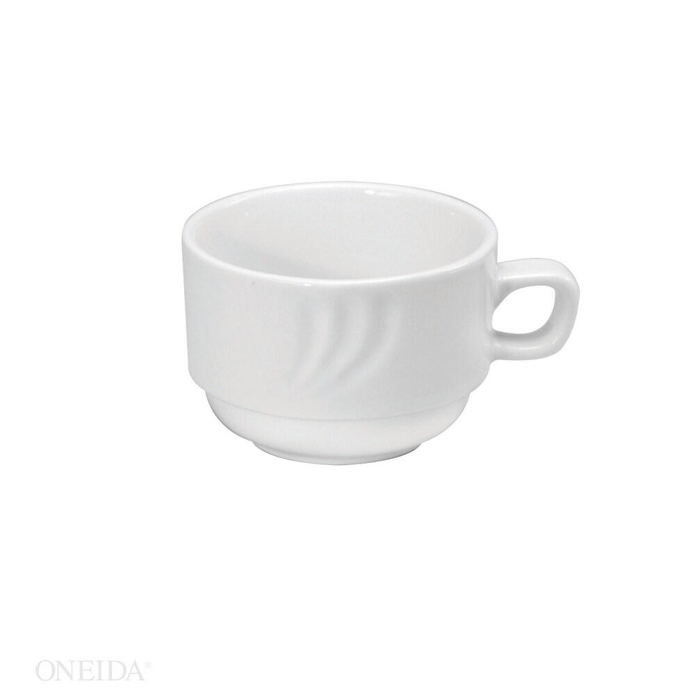 Oneida Ridge Mugs, Set of 4 - White