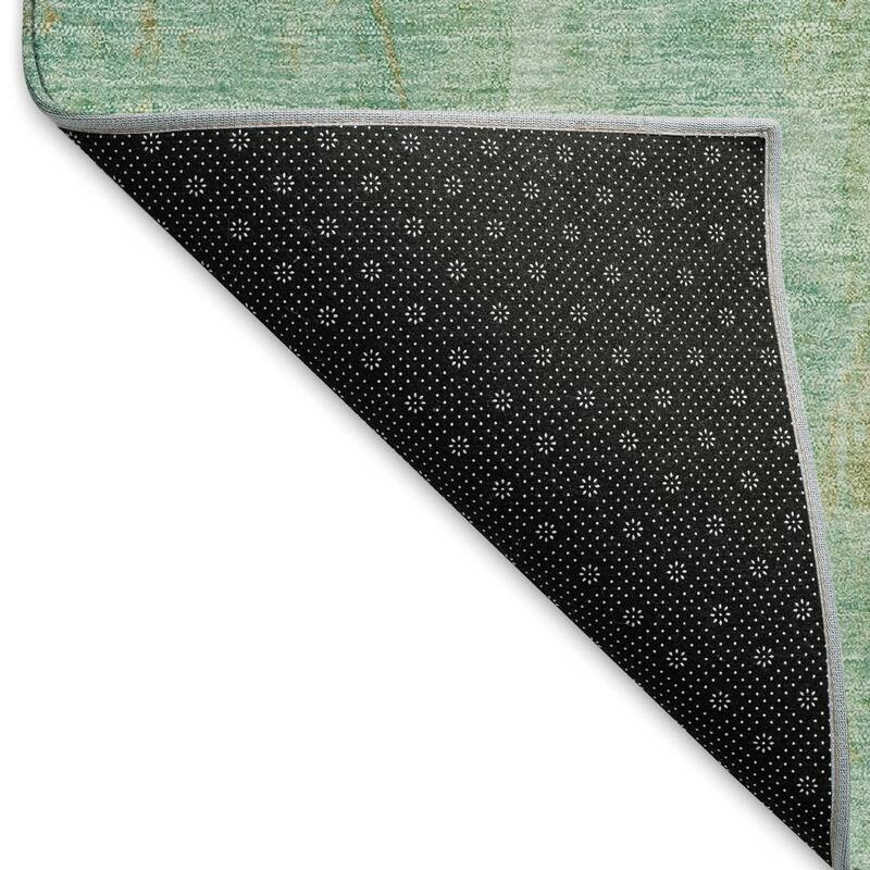 Machine Washable Indoor/ Outdoor Vintage Ombre Chantille Rug