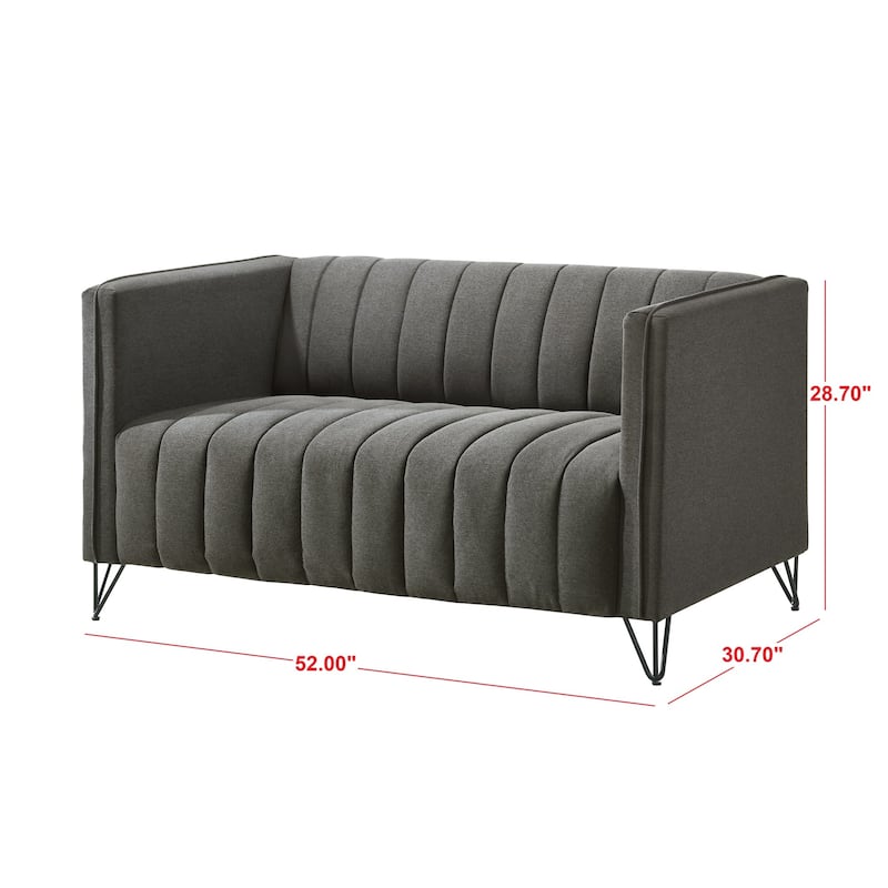 Clayfell Kurtis Square Arm Living Set