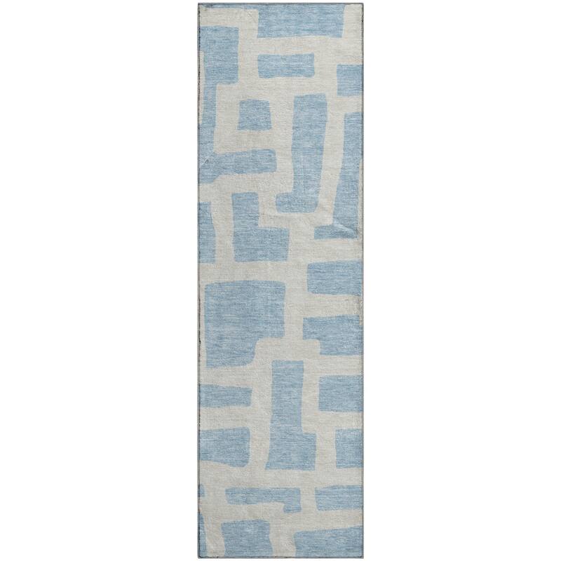 Premium Washable Super Soft Geo Maze Mayfield Rug