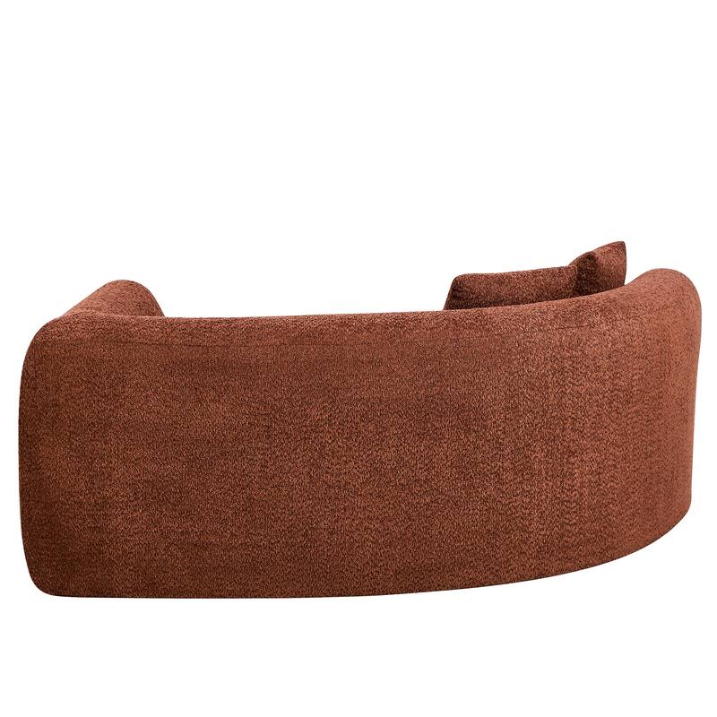 Christopher Knight Home - Curved Modular 110" Upholstered Sectional Sofa