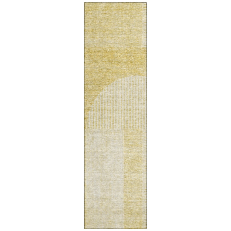 Machine Washable Indoor/ Outdoor Chantille Modern Deco Rug