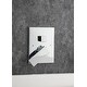 preview thumbnail 31 of 32, Modern Wall Mounted Bathtub Faucet with Hand Shower 180° Swivel Tub Filler Faucet Single Handle Contemporary Tub Faucet