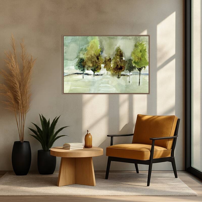 Whispering Woods by Cartissi Framed Canvas Wall Art Print