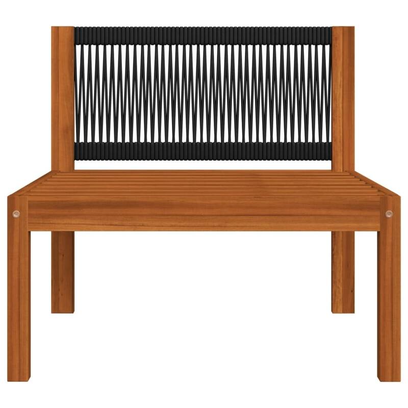 vidaXL Patio Lounge Set Outdoor Sectional Sofa with Cushions Solid Acacia Wood