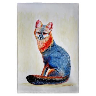 Gray Fox Guest Towel - 20x20