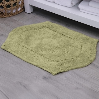 Home Weavers Bathroom Rug, Cotton Soft, Water Absorbent Bath Rug, Non Slip Shower Rug Machine Washable 21"x34" Rectangle