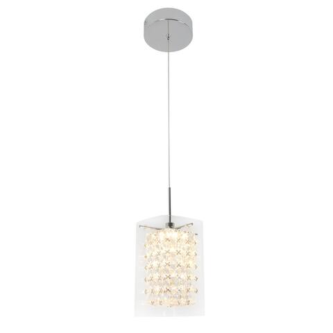 Artika Crystal Cube Integrated LED Pendant Light Fixture