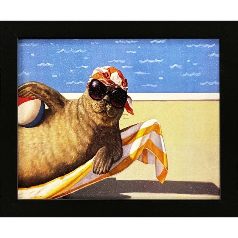 Paragon Bathing Beauty Non-Glass Framed Art