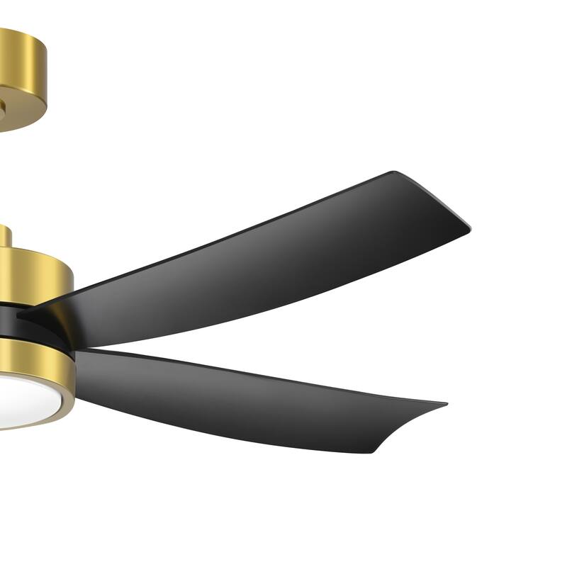 Breezary 65"/52"/42" 5-Blade LED Ceiling Fan with Light Kit and Remote