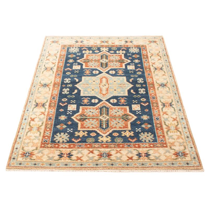 ECARPETGALLERY Hand-knotted Jules Serapi Dark Blue Wool Rug - 5'5 x 7'10