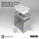 preview thumbnail 18 of 60, Karran 33" Top Mount Large/Small Bowl Quartz Kitchen Sink Kit - 33" x 22" x 9"