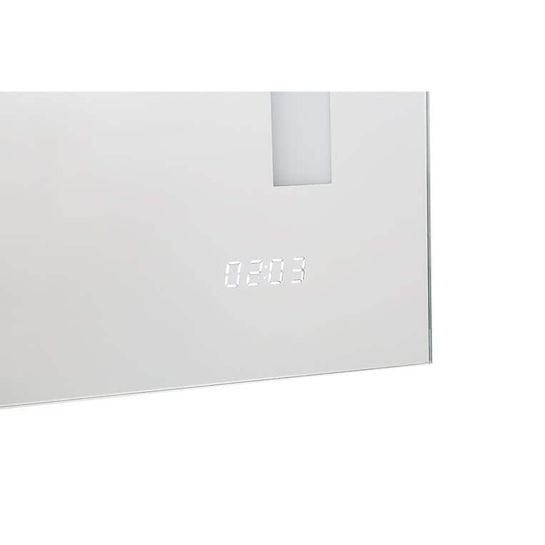 AQUADOM Signature Royale 24W LED Medicine Cabinet Defogger, 3X LED Vertically Adjustable Magnifying Mirror, Electrical Outlets