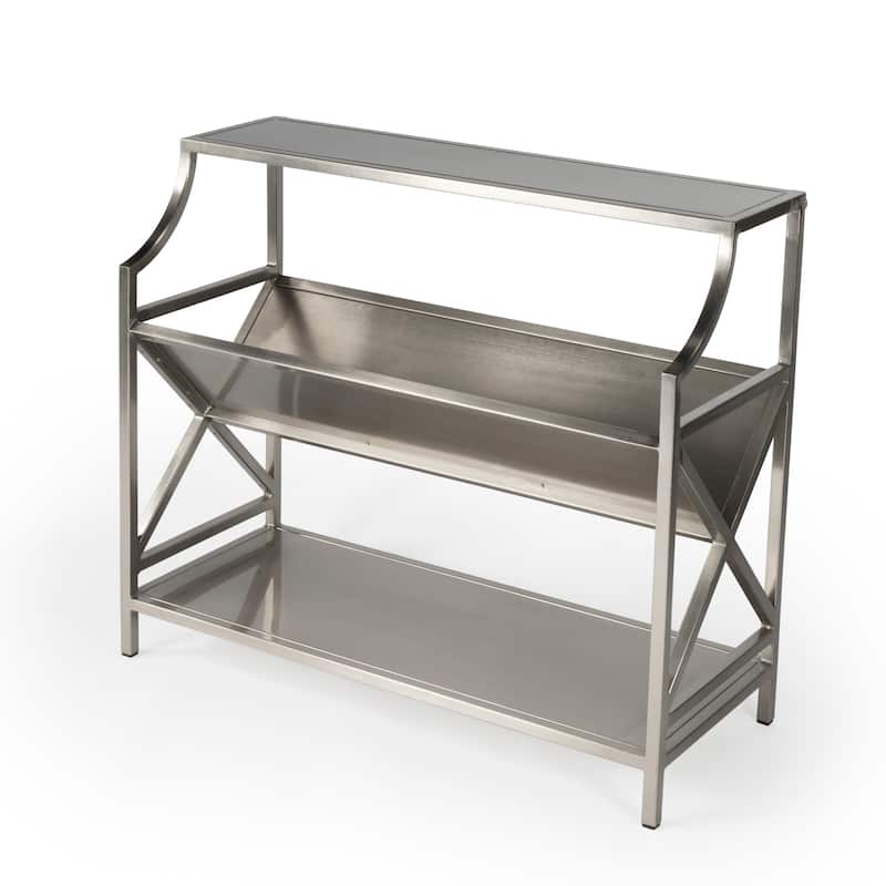 Keats Library Bookcase - Silver