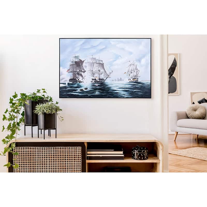 The Battle of Flamborough Head - Canvas Painting
