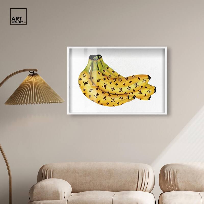 Fashion Bananas III Shadowbox by Art Remedy