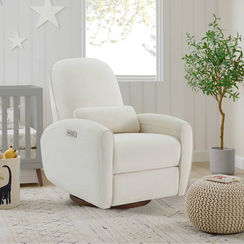Power/ Manual Swivel Glider Recliner Chair Nursery Chair