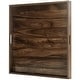 preview thumbnail 43 of 76, KINWELL Square Black Walnut Wood Serving Tray Ottoman Tray with Handles