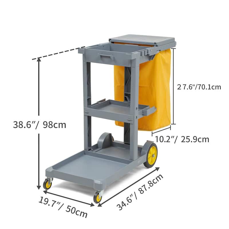 Moasis Cleaning Supplies Cart