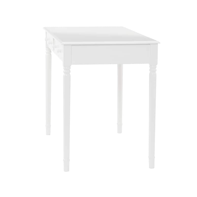 SEI Furniture Waterfront 2-drawer White Writing Desk
