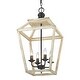 preview thumbnail 1 of 2, Golden Lighting Haiden 4-light Pendant in Antique Black Iron