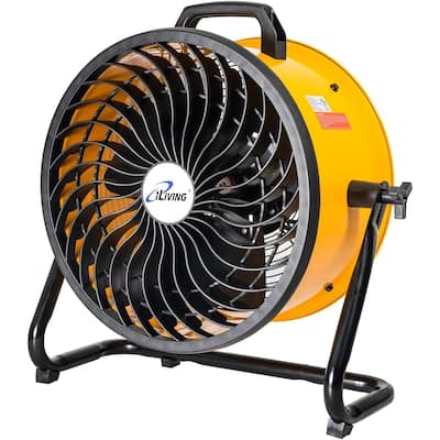 iLiving 16 in. Low Noise Turbo Fan 2800 CFM 3-Speed Portable Air Circulator for Shop, Office, Greenhouse, Home and Warehouse