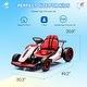 preview thumbnail 11 of 13, EROMMY 12V 7AH Battery Powered Kids Go Kart with Slow Start Function, with Two Motors Two Speed and Foot Pedal