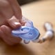 preview thumbnail 5 of 5, Soothie Heart Pacifier 0 to 3 Months 2 Pack in Blue