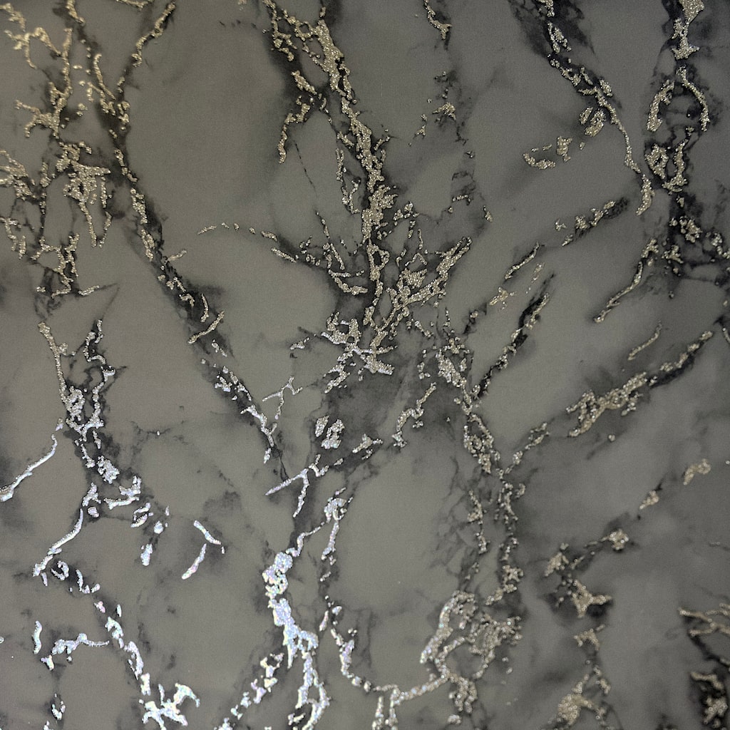 Arthouse Siward Charcoal Metallic Marble Wallpaper