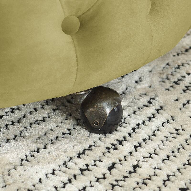 Velvet Upholstered Swivel Chair for Living Room Including 3 Pillows - 30"L * 30"W * 26"H