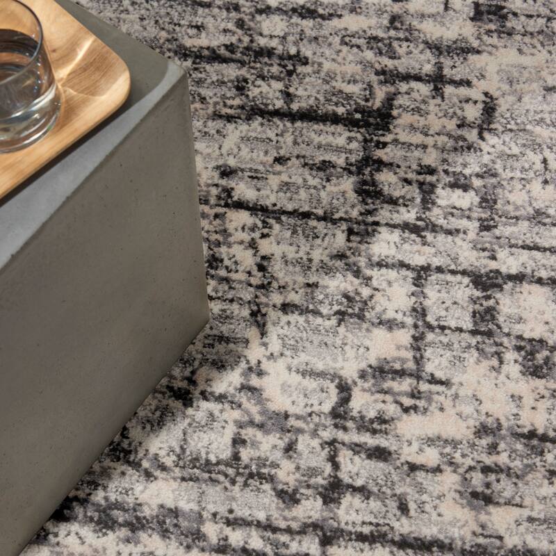 Calvin Klein Rush Glam Modern Abstract Geometric Area Rug