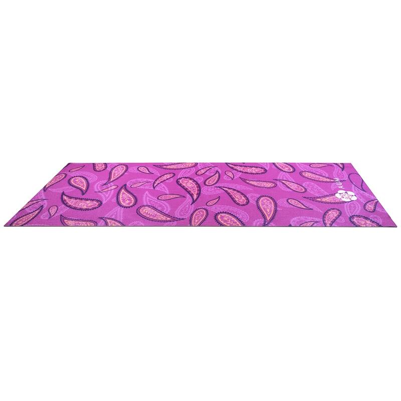 AUM 4mm Soft Foam Tech Lilla Series Yoga Exercise Mat - 68" x 24" - Perfect for Yoga/Pilates/Floor Exercises