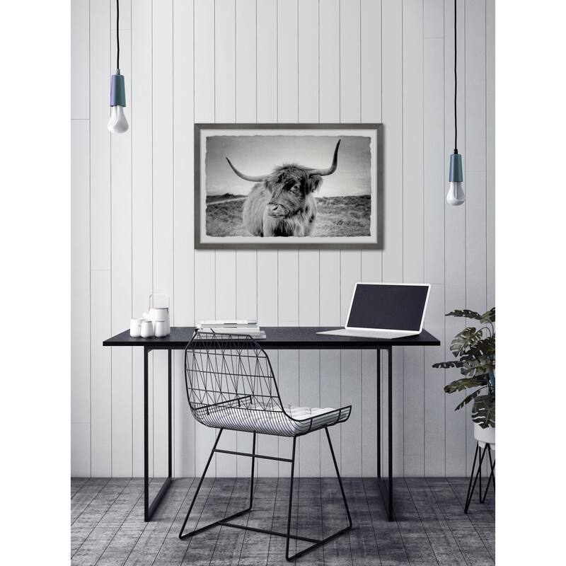 Away from Herd Framed Wall Art, Elegant Home Touch - Sophisticated Artwork for Refined Décor