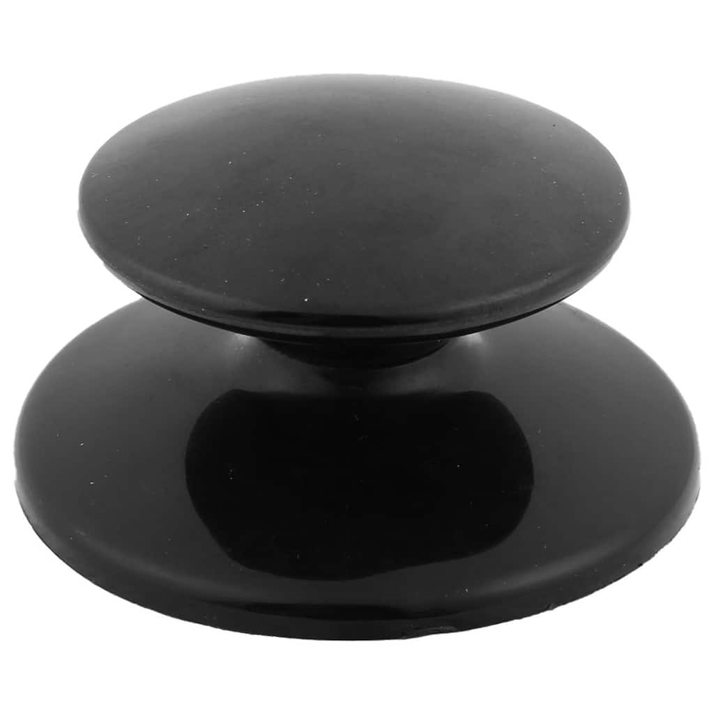 Home Kitchen Plastic Cookware Pan Handgrip Replacement Cover Pot Lid Knob Black - 5.5 x 2.9cm/2.2" x 1.1"