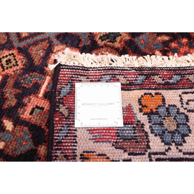 ECARPETGALLERY Hand-knotted Andelz Dark Navy Wool Rug - 3'8 x 9'10