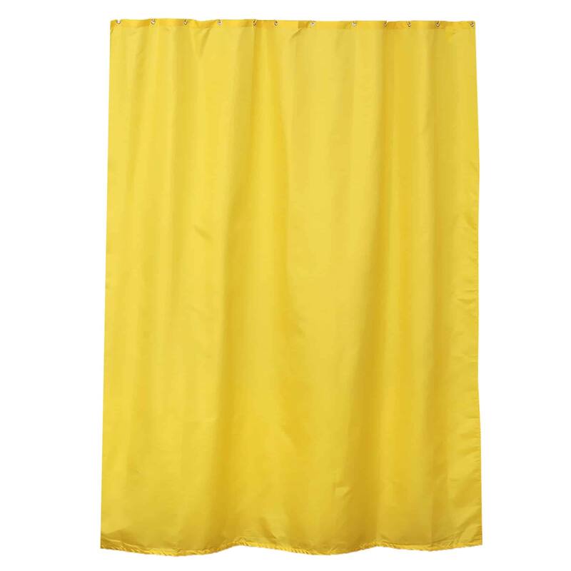 Extra Long Shower Curtain Polyester 12 Rings 79"L x 71"W