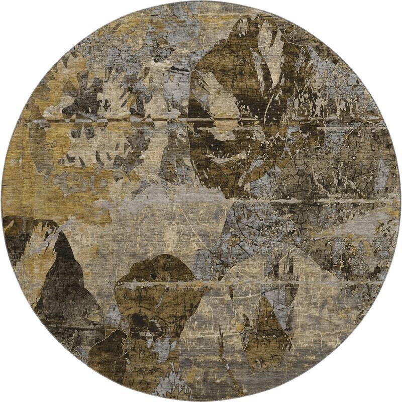 Premium Washable Super Soft Solid Abstract Mayfield Rug