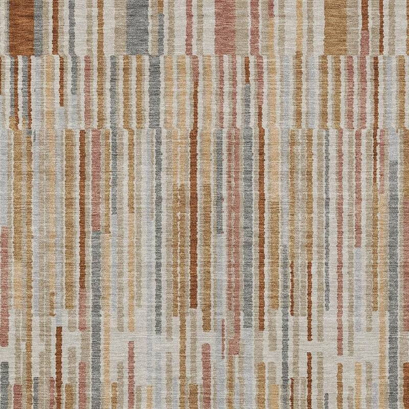 HomeRoots Striped Transitional Rectangle Outdoor Rug
