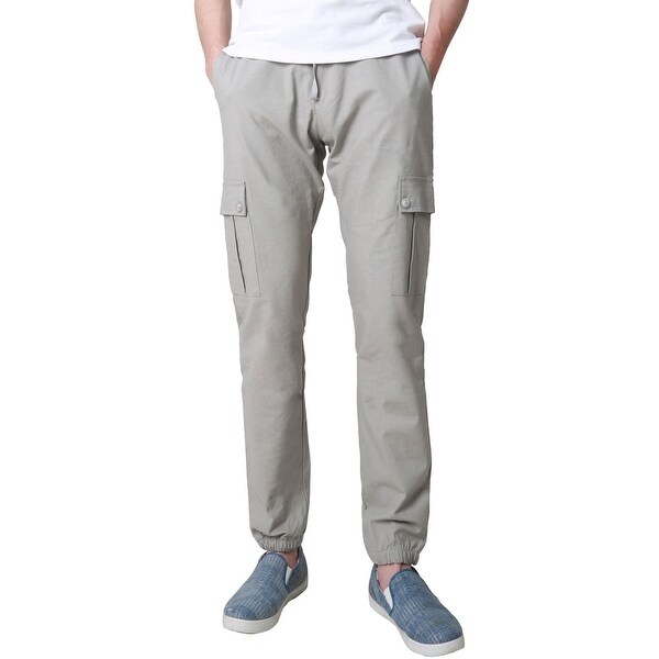 mens cargo tapered pants