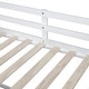 preview thumbnail 15 of 14, Stylish & Fun Design Low Loft Bed with Shelves, Drawers, Desk and Blackboard, Twin Size, White