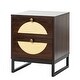 preview thumbnail 10 of 42, Wooden Nightstand ,Sofa Table With 2 Drawer