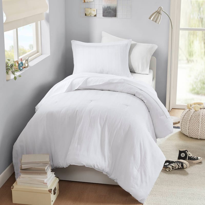Chelsea Square Logan Woven Striped Comforter Set
