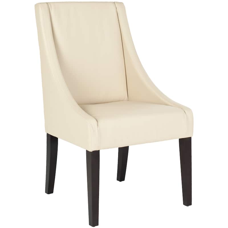 SAFAVIEH Toccara Dining Sloping Arm Chairs Cream Dining Chair (Set of 2) - 23.6" x 25.8" x 38.6" - 24Wx26Dx39H