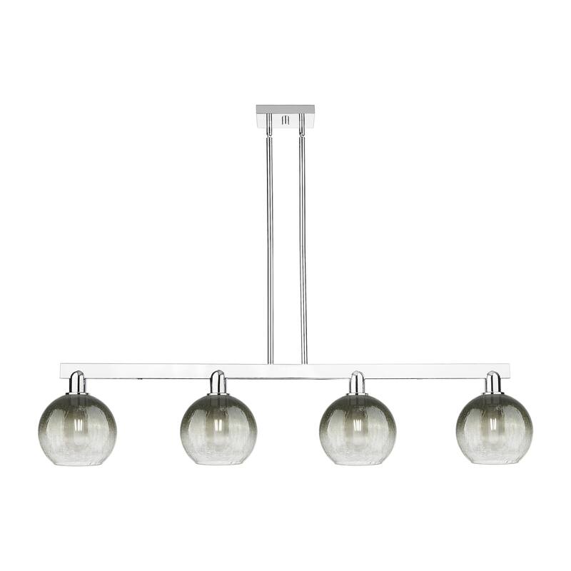 Innovations Lighting 716-4I-12-48 Brookhaven Globe Linear Brookhaven - Polished Chrome / Slate
