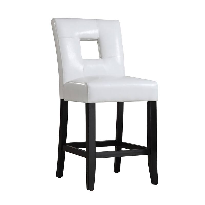 Mendoza Keyhole Counter Height Back Stool (Set of 2) by iNSPIRE Q Bold