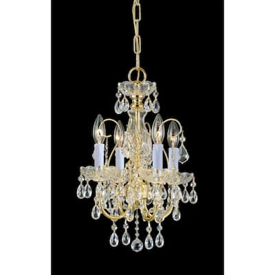 Crystorama Lighting Group Imperial 4 Light 12" Wide Chandelier with