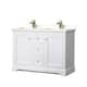 Option White / White Quartz Top / Brushed Gold Hardware