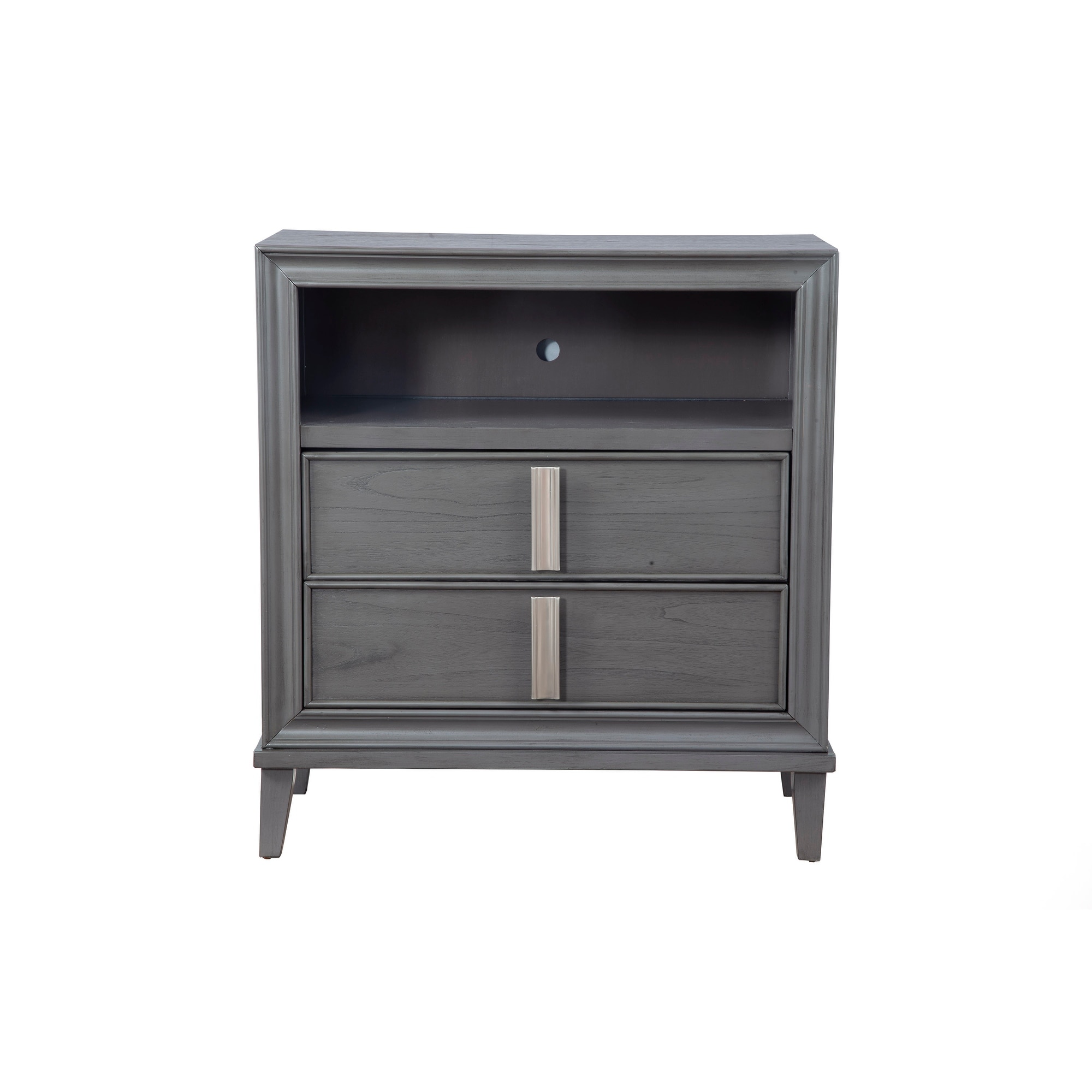 Alpine Furniture Lorraine 5 Drawer TV Media Chest, Dark Grey - Bed Bath &  Beyond - 28048952